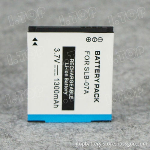 Portable battery pack for SLB-07A Samsung batteries,3.7V 1300mAh, Made in china